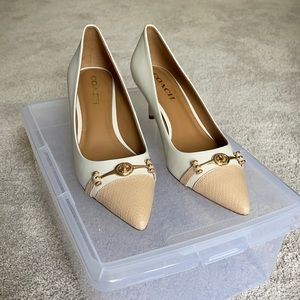 Coach Kitten Heels. New